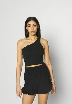 Hollister Co. ONE SHOULDER - Top - Black | Damen