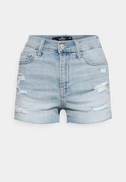 Hollister Co. Jeans Shorts - Light Blue Denim | Damen -Hollister Geschäft bd0fce22c1af403eb06cad5e00654bc2