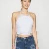 Hollister Co. BARE HIGHNECK - Top - White | Damen