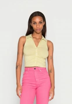 Hollister Co. BARE CINCHED POLO - Top - Nile | Damen