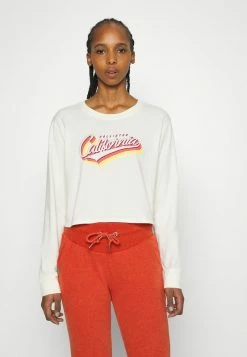 Hollister Co. CREW - Langarmshirt - Cream | Damen
