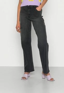 Hollister Co. Jeans Straight Leg - Black | Damen