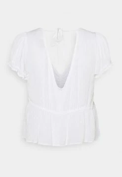 Hollister Co. BABYDOLL - Bluse - Pretty White | Damen -Hollister Geschäft c581b8010db54b8db5b7ec617716771e