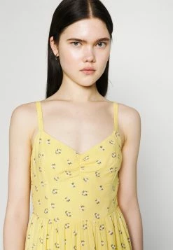 Hollister Co. BARE SHORT DRESS - Freizeitkleid - Yellow | Damen -Hollister Geschäft c634d0edc7a546389ad793681e33cf46