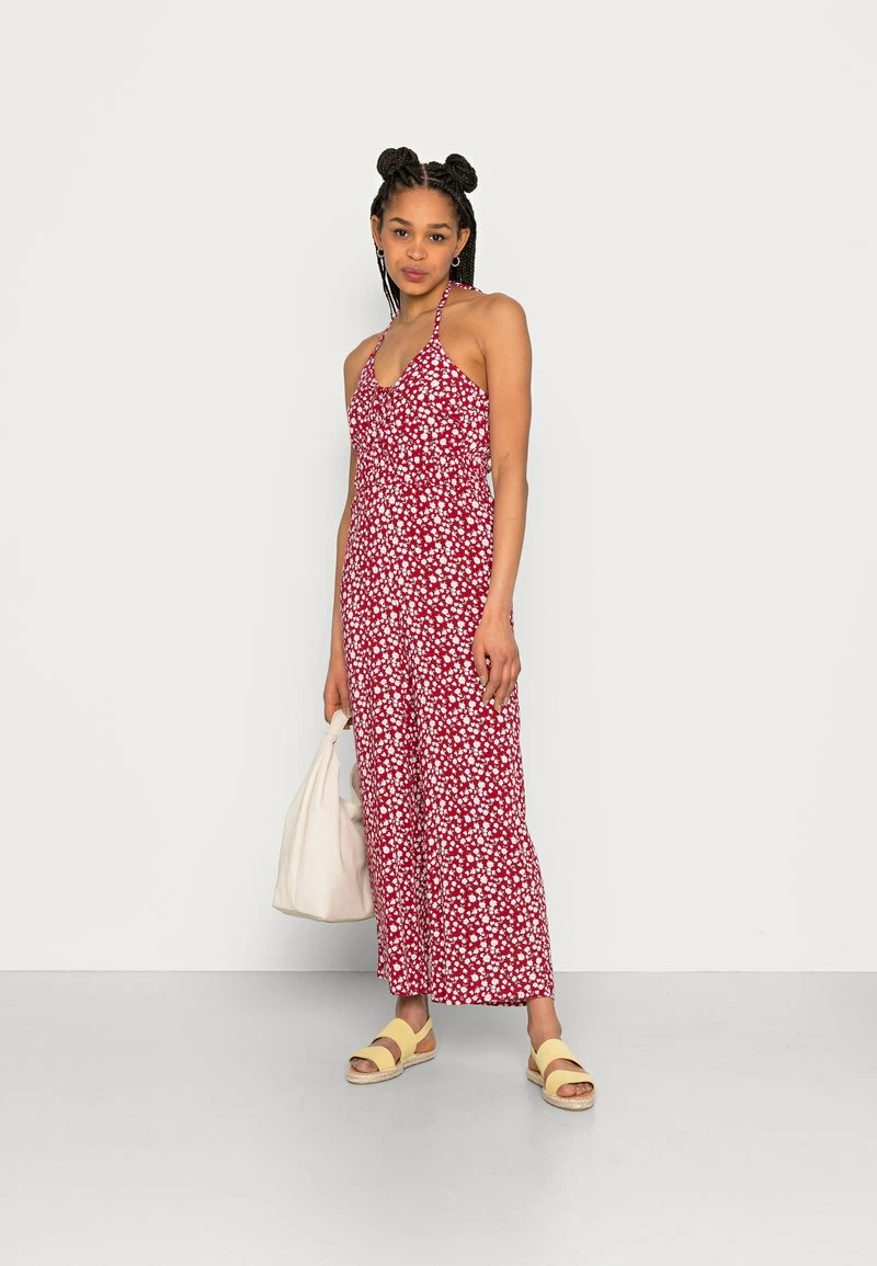 Hollister Co. BARE HALTER - Jumpsuit - Red Floral | Damen 4 Hollister Co. BARE HALTER - Jumpsuit - Red Floral | Damen – Bild 2