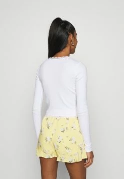 Hollister Co. SLIM TREND - Langarmshirt - White | Damen -Hollister Geschäft c8e7bc5a52f14d6aa8b6ed39ab3c1ec9