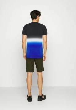 Hollister Co. CREW OMBRE - T-Shirt Print - Blue/white/black | Herren -Hollister Geschäft c9129f6a8f5340c0a7a8695ce4310433