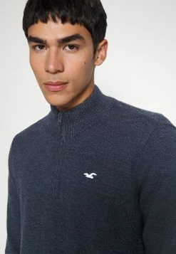 Hollister Co. QUARTER ZIP - Strickpullover - Navy | Herren 11 Hollister Co. QUARTER ZIP - Strickpullover - Navy | Herren -Hollister Geschäft c953a91d0891495f8904ba01d6304b78