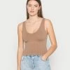 Hollister Co. BARE SEAMLESS V TANK - Top - Portabella | Damen 1 Hollister Co. BARE SEAMLESS V TANK - Top - Portabella | Damen -Hollister Geschäft cb2316273d864a7ead2dedcf849ccc26