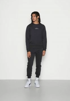 Hollister Co. FLEECE SCRIPT LOGO - Sweatshirt - Black | Herren