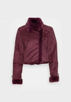 Hollister Co. CROPPED SHEARLING COZY BIKER - Kunstlederjacke - Wine Tasting | Damen 10 Hollister Co. CROPPED SHEARLING COZY BIKER - Kunstlederjacke - Wine Tasting | Damen -Hollister Geschäft cc87031267c5413782765a23160331fb
