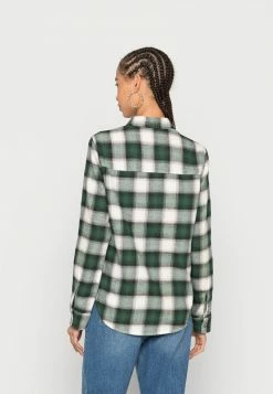 Hollister Co. CYBER DROP - Hemdbluse - Pine Green | Damen -Hollister Geschäft cd47011e6dea4440b33f7b12efcc49d5