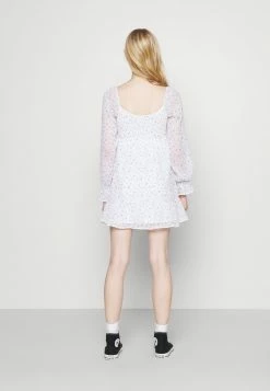 Hollister Co. SHORT DRESS - Freizeitkleid - White | Damen -Hollister Geschäft ce7b66ffc8ae4b76859ff796e64c74ce