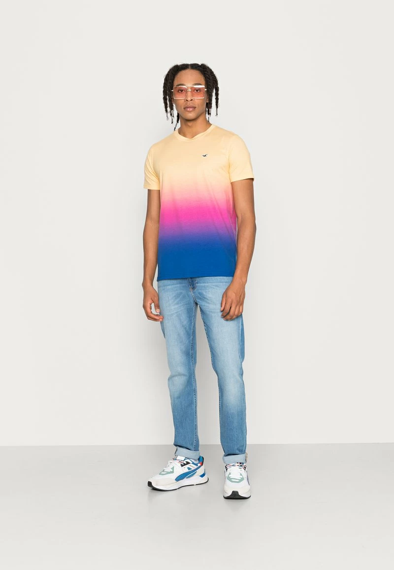 Hollister Co. CREW ICON OMBRE UNISEX - T-Shirt Print - Yellow/pink/purple 4 Hollister Co. CREW ICON OMBRE UNISEX - T-Shirt Print - Yellow/pink/purple – Bild 2