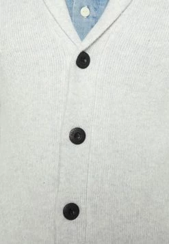 Hollister Co. SHAWL CARDI - Strickjacke - Light Grey | Herren -Hollister Geschäft cf461e9915724b75a0a19903b5500c58