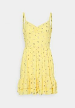 Hollister Co. BARE SHORT DRESS - Freizeitkleid - Yellow | Damen -Hollister Geschäft d0c5471c5fa54006ba5c0328f929beb9