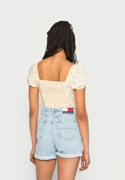 Hollister Co. CORSET - Bluse - Yellow/purple | Damen -Hollister Geschäft d1287bbef9a540ceb3547264a6b2b6db