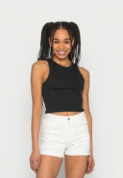 Hollister Co. BARE SEAMLESS HIGH NECK - Top - Casual Black | Damen