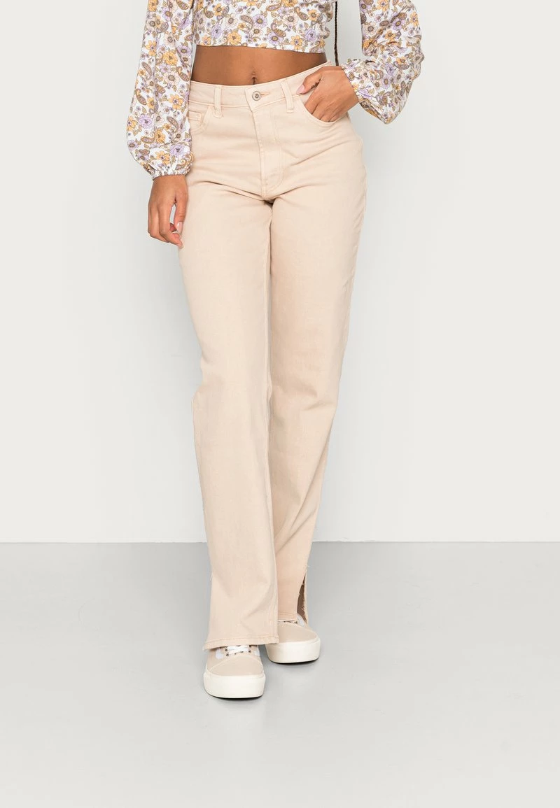 Hollister Co. UHR PINK SIDE SLIT 90S VINT - Jeans Relaxed Fit - Off White | Damen 3 Hollister Co. UHR PINK SIDE SLIT 90S VINT - Jeans Relaxed Fit - Off White | Damen
