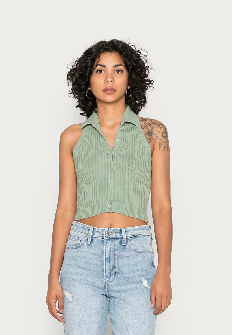 Hollister Co. BARE SWEATER - Strickpullover - Green Bay Cable | Damen 3 Hollister Co. BARE SWEATER - Strickpullover - Green Bay Cable | Damen