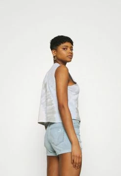 Hollister Co. CURVY DEST - Jeans Shorts - Light-blue Denim | Damen -Hollister Geschäft d4f95598f2d6440493ec5a9221e5c433