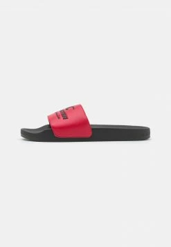 Hollister Co. Pantolette Flach - Black/red | Herren