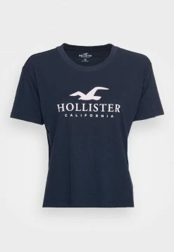 Hollister Co. TIMELESS LOGO - T-Shirt Print - Navy | Damen -Hollister Geschäft d6dd401999994f7a9552373318454013