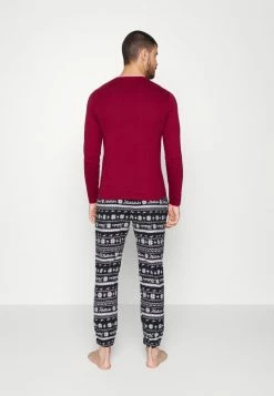 Hollister Co. JOGGER CHAIN SET - Nachtwäsche Set - Bordeaux | Herren -Hollister Geschäft d808944fac6649cbb2e72a787d342c1e