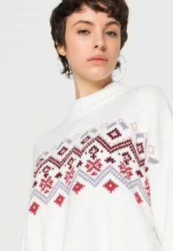 Hollister Co. FAIR ISLE COOL GIRL MOCK NECK - Strickpullover - Fair Isle | Damen -Hollister Geschäft d88e3dba53cf43498225c7c50f381976