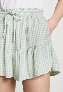 Hollister Co. Shorts - Mint Gingham | Damen -Hollister Geschäft d912ddb5273f4ae98046e813231570a6