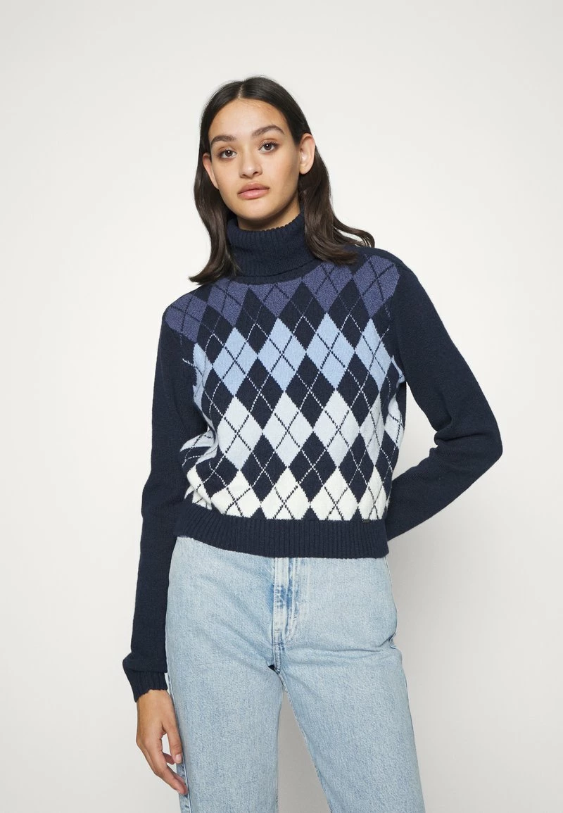 Hollister Co. COZY FABBA TURTLENECK - Strickpullover - Navy | Damen 3 Hollister Co. COZY FABBA TURTLENECK - Strickpullover - Navy | Damen