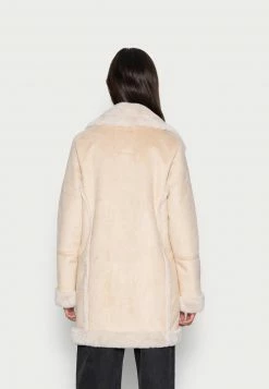 Hollister Co. LONG SHEARLING JACKET - Winterjacke - Safari | Damen -Hollister Geschäft dae9913169cb4d8e8a220427999078b7