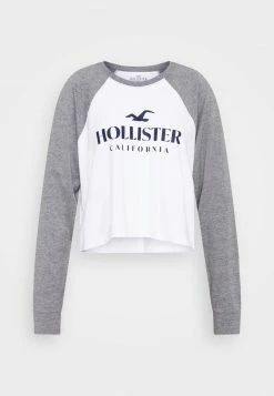 Hollister Co. PRINT - Langarmshirt - Grey | Damen -Hollister Geschäft db3dde6a30754f19bd9ed5b7569cd0d7