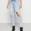 Hollister Co. SHRED - Jeans Relaxed Fit - Light Indigo | Damen -Hollister Geschäft db45339f8f104cc385f38190a677e2c1
