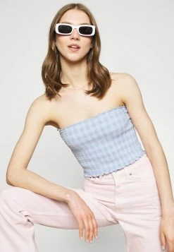 Hollister Co. REVERSIBLE SMOCKED TUBE - Top - Blue | Damen 18 Hollister Co. REVERSIBLE SMOCKED TUBE - Top - Blue | Damen -Hollister Geschäft dbb55167d98c4b6da792189dfdaf4264