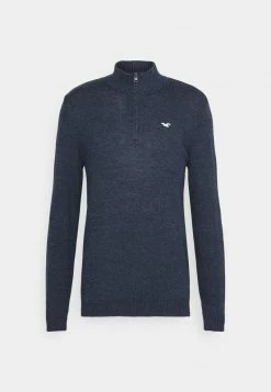Hollister Co. QUARTER ZIP - Strickpullover - Navy | Herren 12 Hollister Co. QUARTER ZIP - Strickpullover - Navy | Herren -Hollister Geschäft deee341a96d4425fbcca13de716ba065
