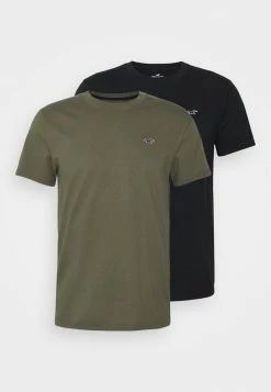 Hollister Co. CREW TREND 2 PACK - T-Shirt Basic - Black/green | Herren 12 Hollister Co. CREW TREND 2 PACK - T-Shirt Basic - Black/green | Herren -Hollister Geschäft e0610e403fee4b49b435ba409640c501