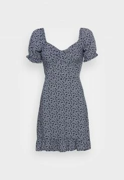 Hollister Co. TWIST SHORT DRESS - Freizeitkleid - Navy | Damen -Hollister Geschäft e2cabf88012344bca9bdc0d2dcec9e26