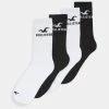 Hollister Co. CREW 4 PACK - Socken - Black/white | Herren