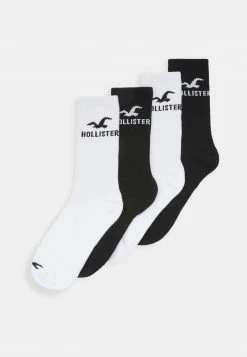 Hollister Co. CREW 4 PACK - Socken - Black/white | Herren