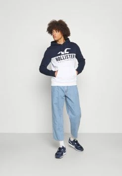 Hollister Co. TECH LOGO SPLICE - Sweatshirt - White/navy | Herren 8 Hollister Co. TECH LOGO SPLICE - Sweatshirt - White/navy | Herren -Hollister Geschäft e6e315bc7afb49e6914f35b6c86f52fe