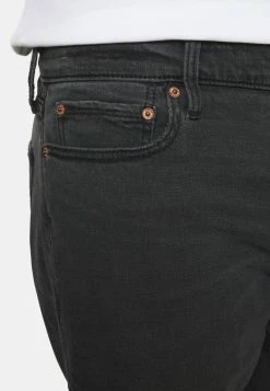 Hollister Co. CROP WIDE CHARACTER - Jeans Relaxed Fit - Washed Black | Herren -Hollister Geschäft e788d39c847548b888a36a69d9a4c1cf