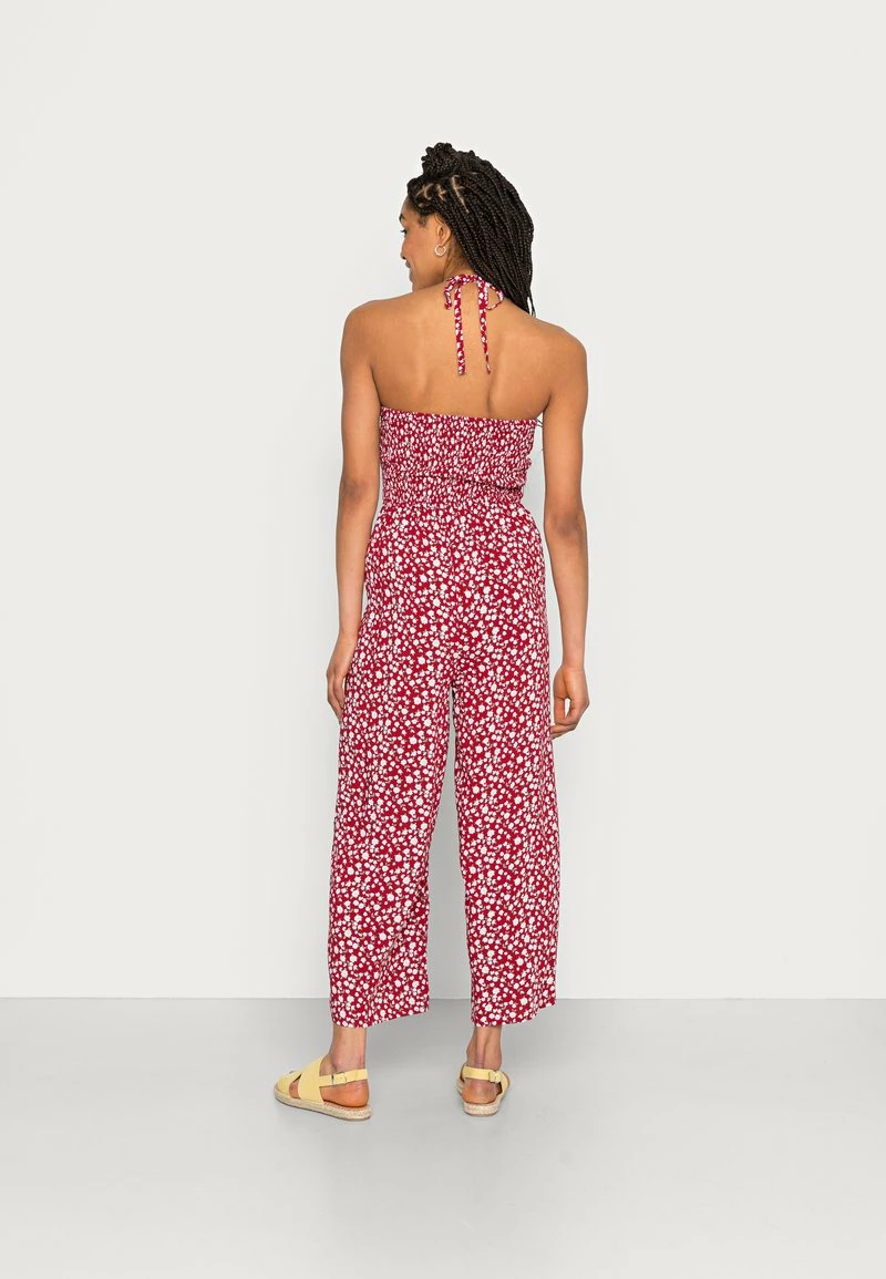 Hollister Co. BARE HALTER - Jumpsuit - Red Floral | Damen 5 Hollister Co. BARE HALTER - Jumpsuit - Red Floral | Damen – Bild 3