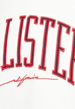 Hollister Co. VARSITY CREW - Sweatshirt - White | Herren -Hollister Geschäft e897d0d31e6a434fad1fad10322b4e52