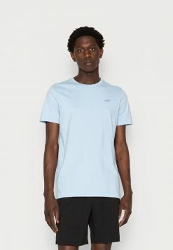 Hollister Co. CREW ICON SOLIDS - T-Shirt Basic - Light Blue | Herren