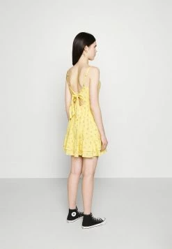 Hollister Co. BARE SHORT DRESS - Freizeitkleid - Yellow | Damen -Hollister Geschäft ea924418699647b1923b800a3b6a5674