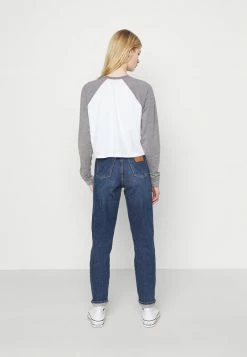 Hollister Co. PRINT - Langarmshirt - Grey | Damen -Hollister Geschäft eb75eea4c85245b29a5bd7c3f3b28844