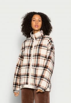 Hollister Co. (F-E23567870) XM21-REVERSIBLE SHERPA FZ PLAID 1CC $64.95 - Winterjacke - Plaid To Casual Black | Damen