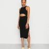Hollister Co. MIDI DRESS - Freizeitkleid - Black Solid | Damen -Hollister Geschäft ece6320b0f274d7bac5ed5ec57caf350