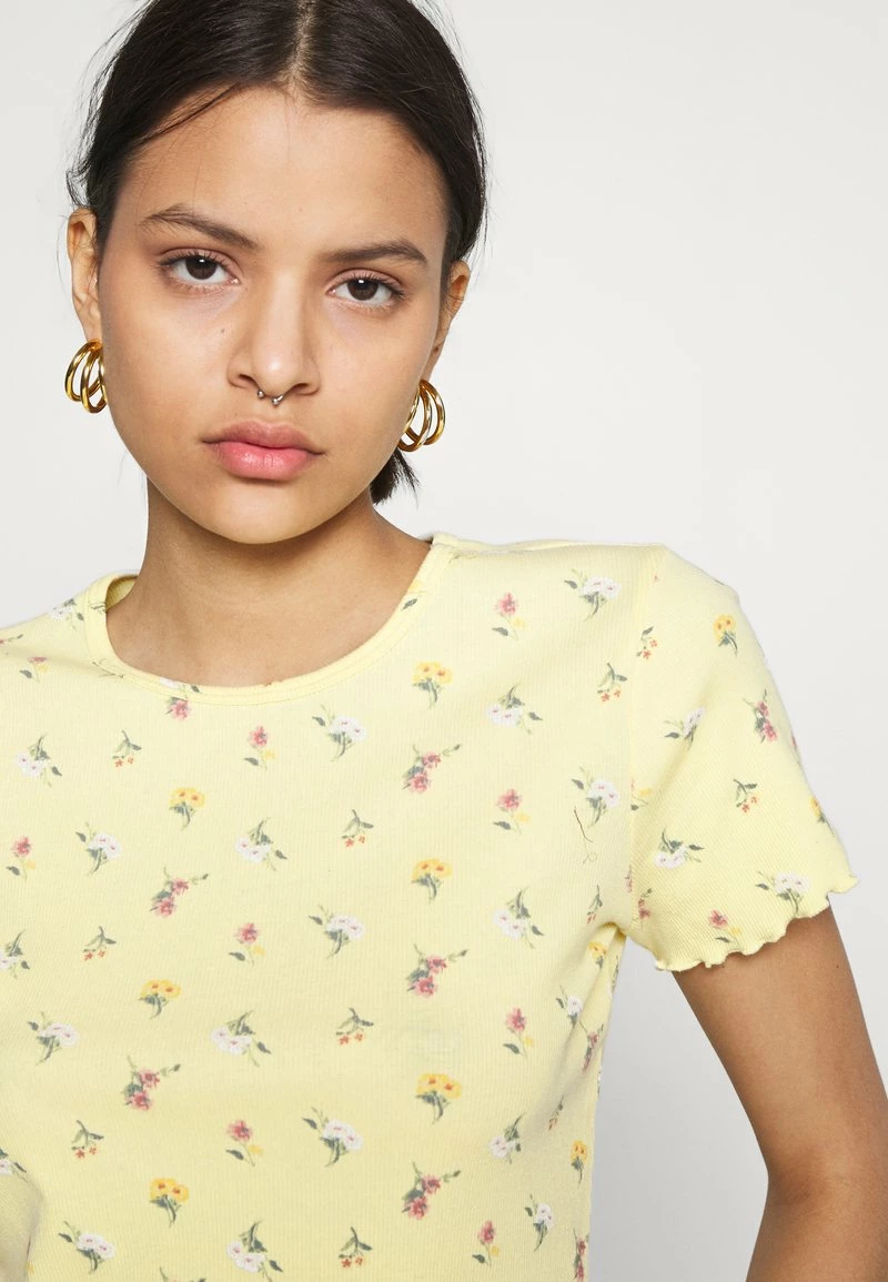 Hollister Co. LETTUCE BABY TEE - T-Shirt Print - Yellow | Damen 6 Hollister Co. LETTUCE BABY TEE - T-Shirt Print - Yellow | Damen – Bild 4